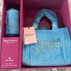 💥Juicy Couture Blue Big Spender Bag Set